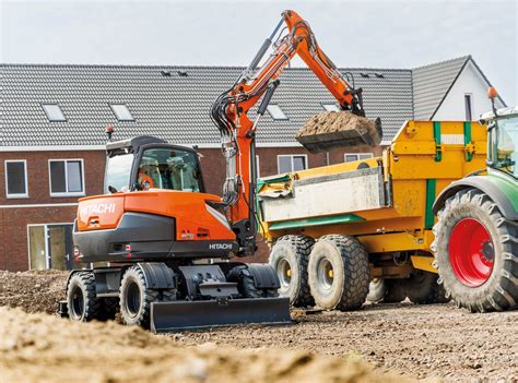 smallest wheeled excavator